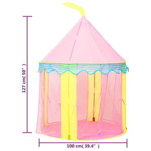 Tenda da Gioco per Bambini Rosa 100x100x127 cm 93680