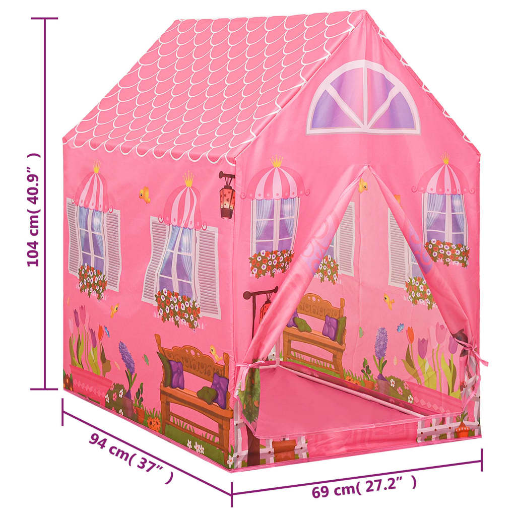 Tenda da Gioco per Bambini Rosa 69x94x104 cm cod mxl 72243