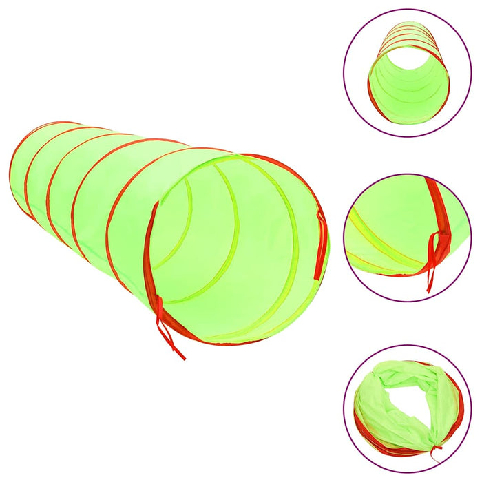 Tunnel da Gioco per Bambini Verde 175 cm in Poliestere 93684