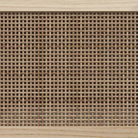 Mobile TV Marrone 80x30x40 cm Massello Pino e Rattan Naturale cod mxl 19666