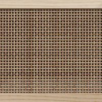 Mobile TV Nero 105x30x40 cm Massello Pino e Rattan Naturale cod mxl 18646