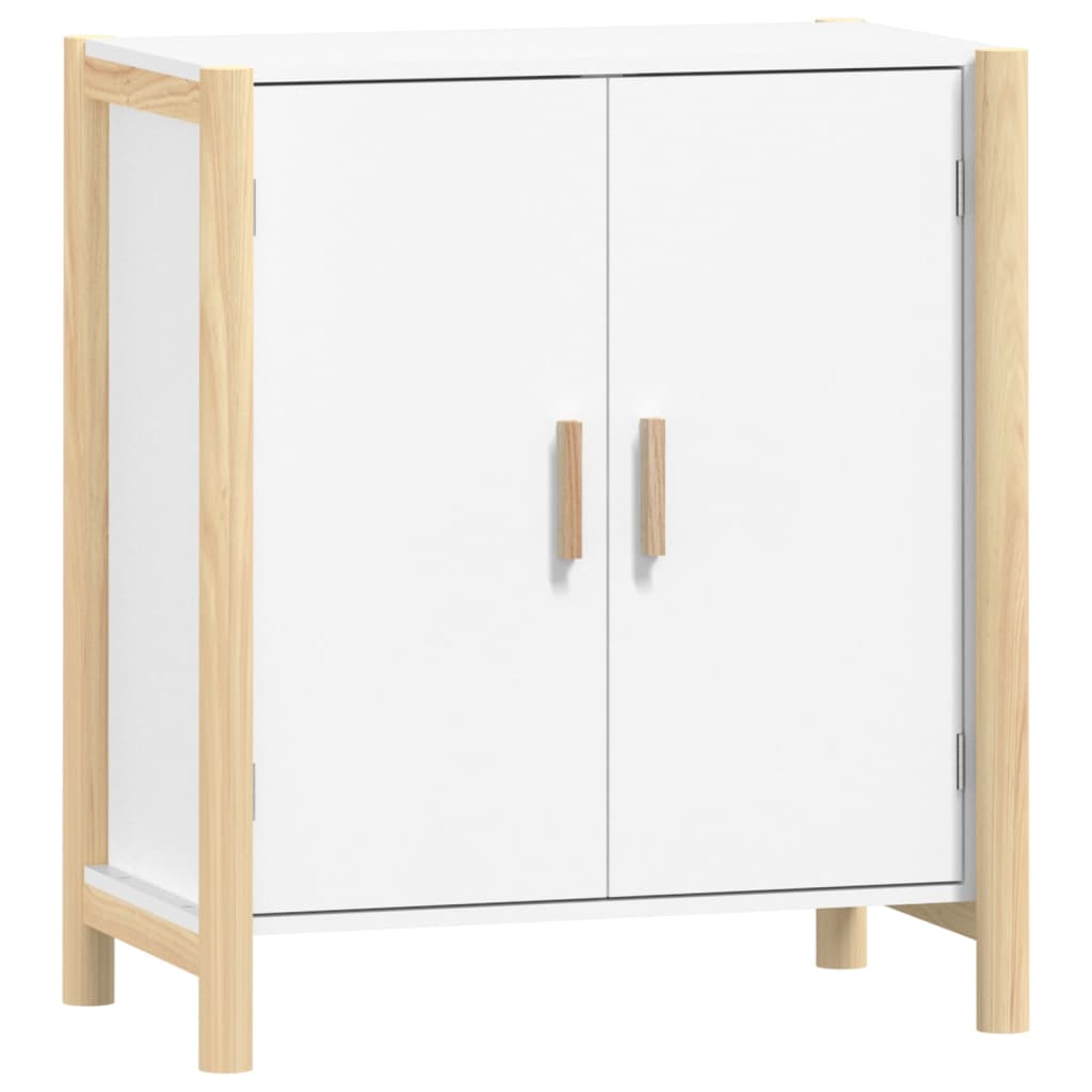 Credenza Bianca 62x38x70 cm in Legno Multistrato 345669