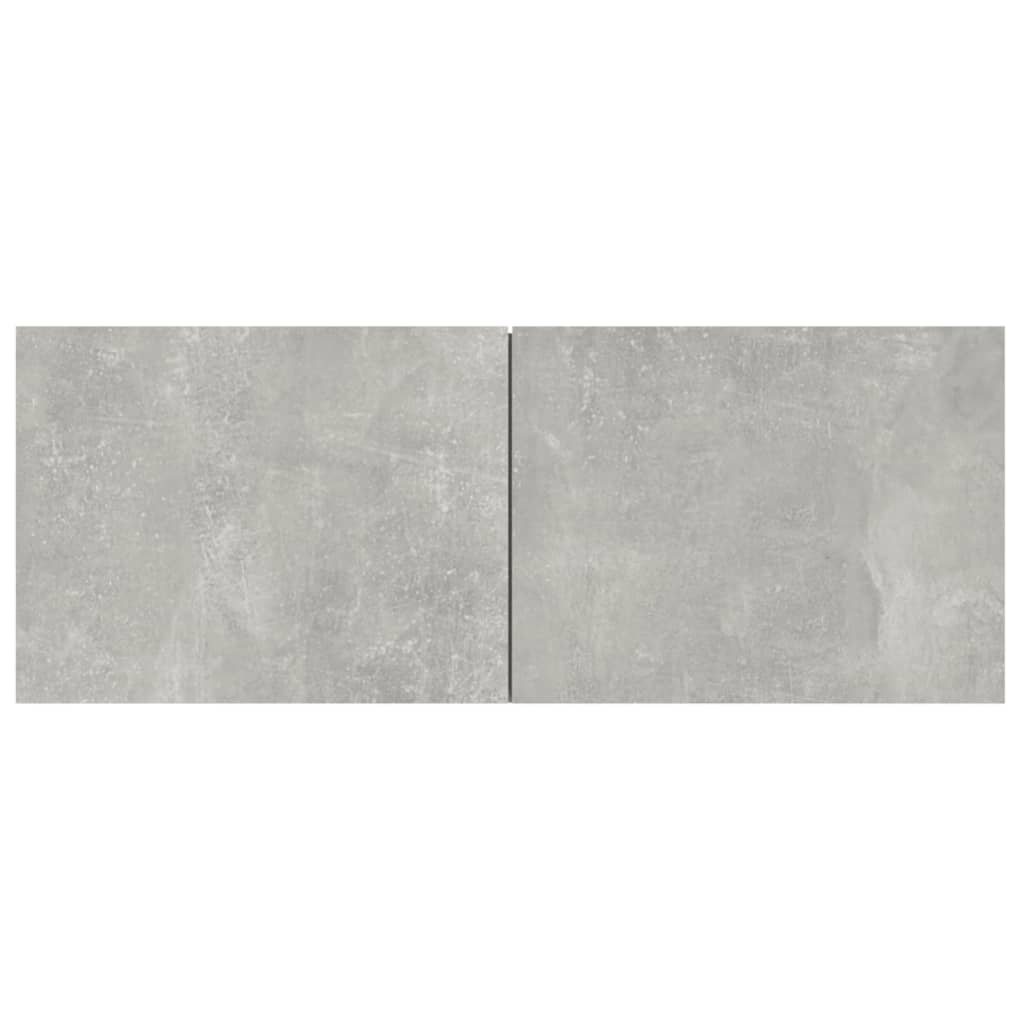 Mobili TV 4 pz Grigio Cemento 80x30x30 cm in Legno Multistrato cod mxl 20218