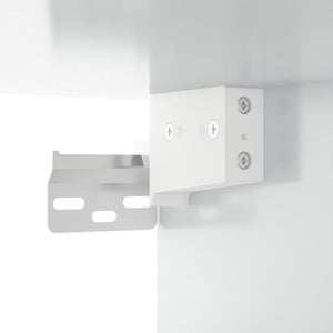 Set di Mobili Porta TV 5 pz Bianco Lucido in Legno Multistrato 3114450