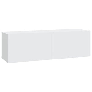 Set di Mobili Porta TV 7 pz Bianco in Legno Multistrato 3114558