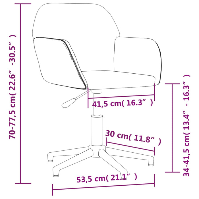 Sedia Girevole da Ufficio Nera in Tessuto cod mxl 65237