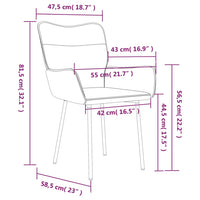 Sedie da Pranzo 2 pz Grigio Chiaro in Velluto 344820