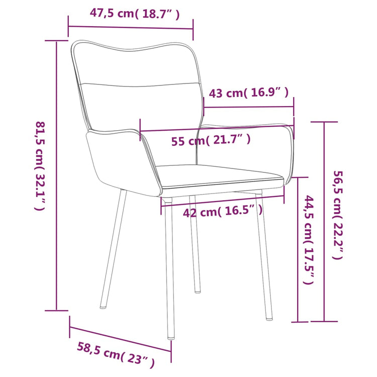 Sedie da Pranzo 2 pz Nere in Velluto cod mxl 60715