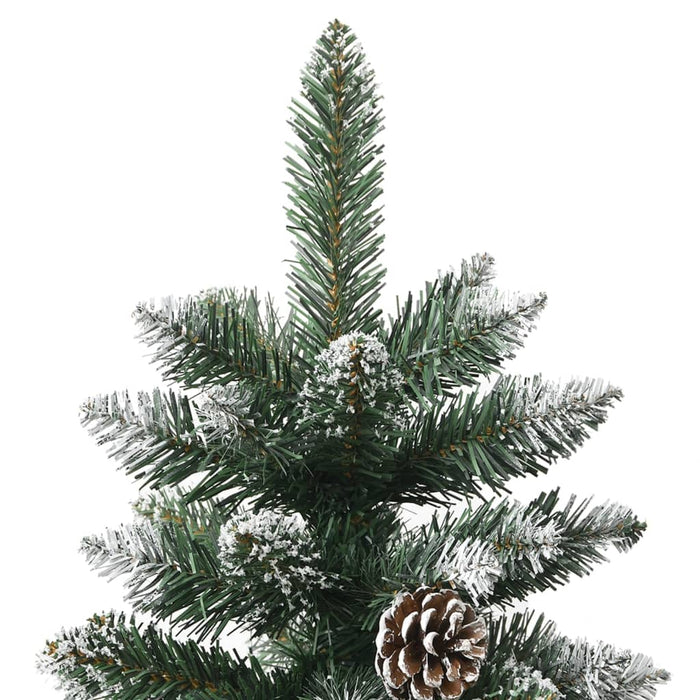 Albero di Natale Artificiale con Base Verde 150 cm PVC 345174