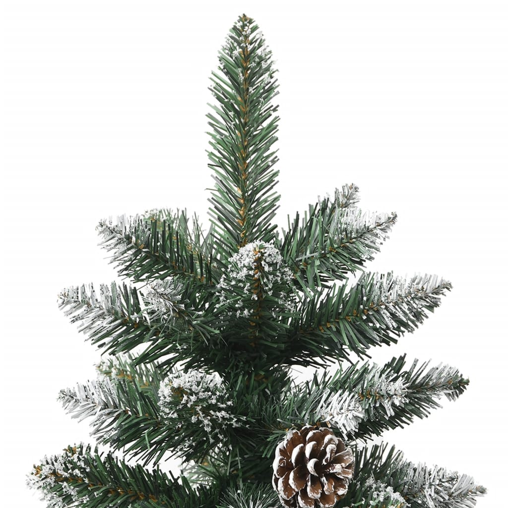 Albero di Natale Artificiale con Base Verde 210 cm PVC cod mxl 26899