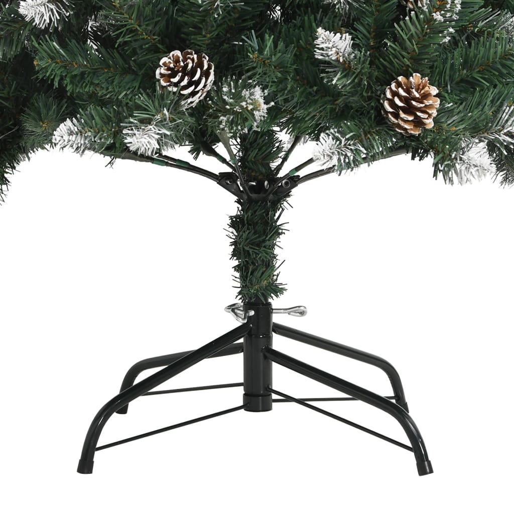 Albero di Natale Artificiale con Base Verde 210 cm PVC cod mxl 26899