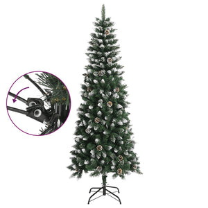 Albero di Natale Artificiale con Base Verde 240 cm PVC cod mxl 27723