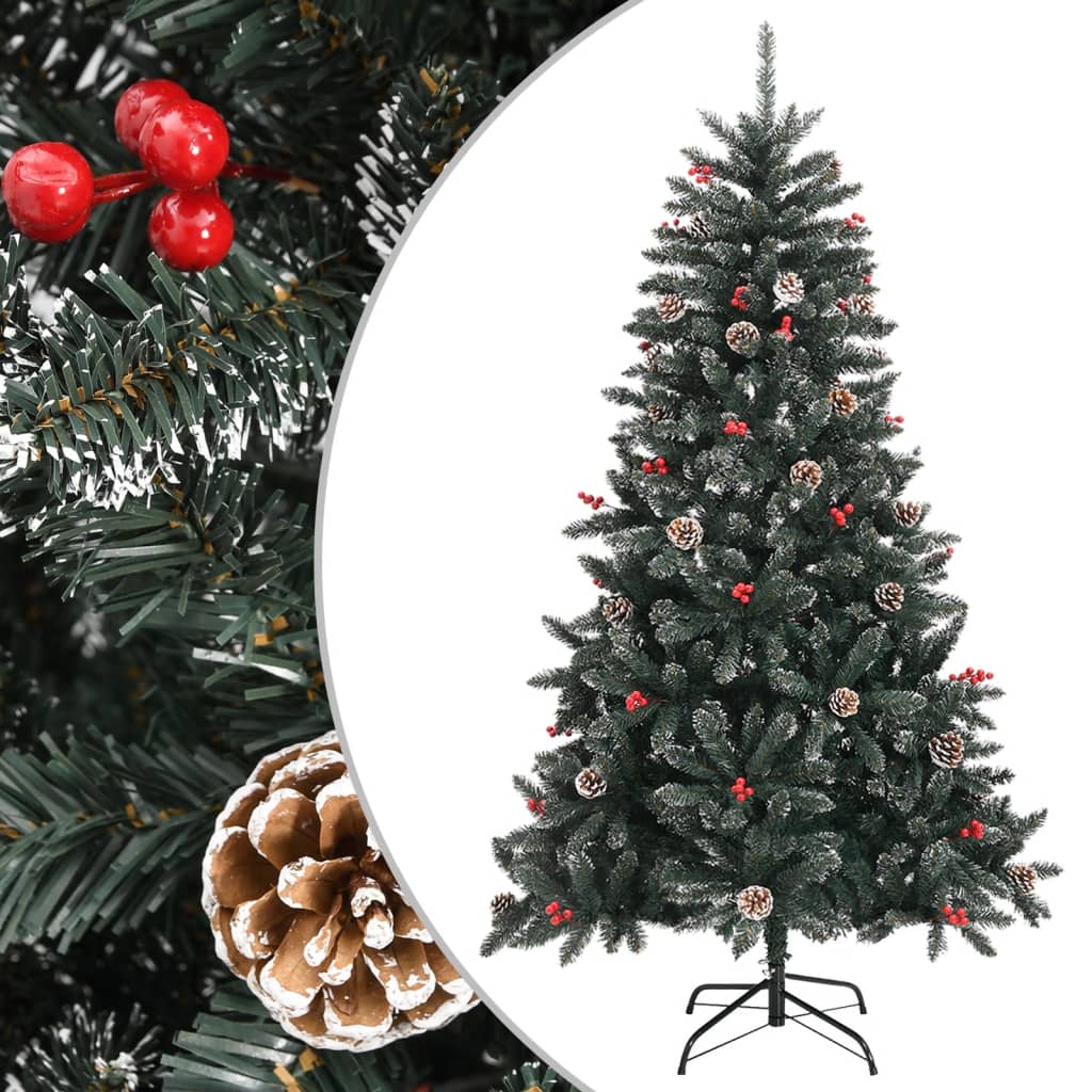 Albero di Natale Artificiale con Base Verde 150 cm PVC cod mxl 26756