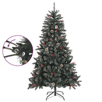 Albero di Natale Artificiale con Base Verde 150 cm PVC cod mxl 26756