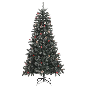 Albero di Natale Artificiale con Base Verde 180 cm PVC cod mxl 26219