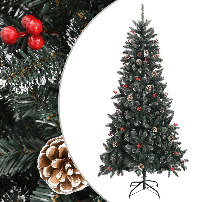 Albero di Natale Artificiale con Base Verde 240 cm PVC cod mxl 27763