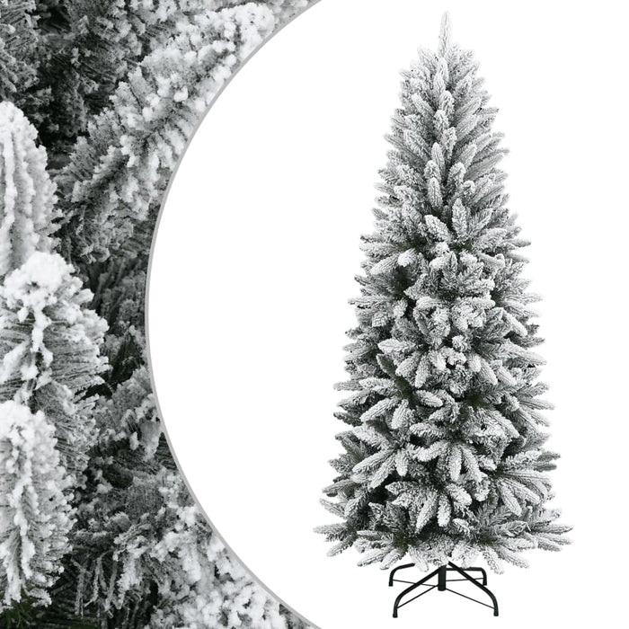 Albero di Natale Artificiale con Neve Floccata 120 cm PVC e PE 345188