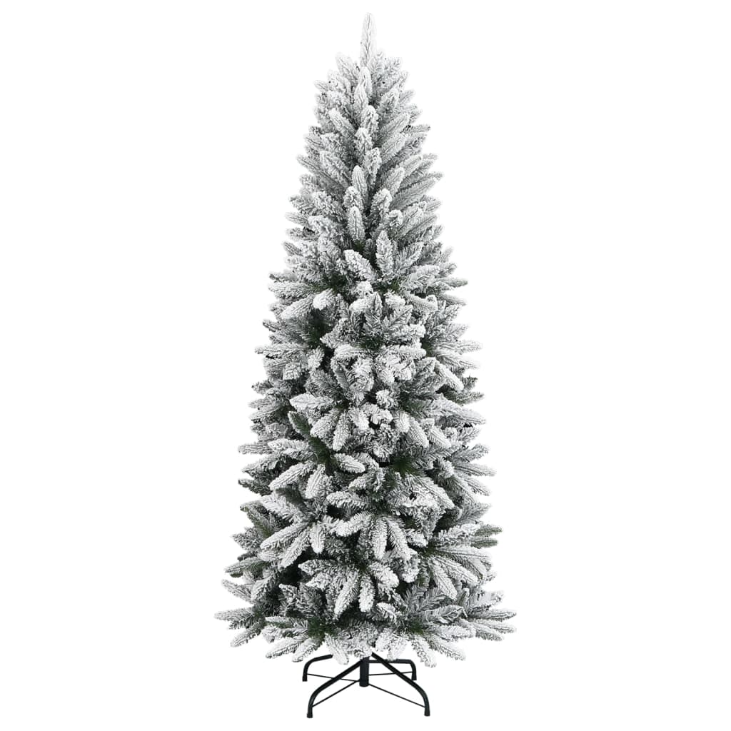 Albero di Natale Artificiale con Neve Floccata 120 cm PVC e PE 345188