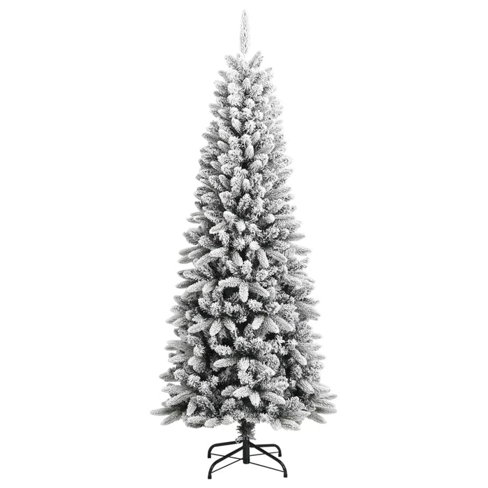 Albero di Natale Artificiale con Neve Floccata 180 cm PVC e PE 345190