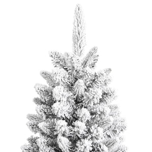 Albero di Natale Artificiale con Neve Floccata 180 cm PVC e PE 345190