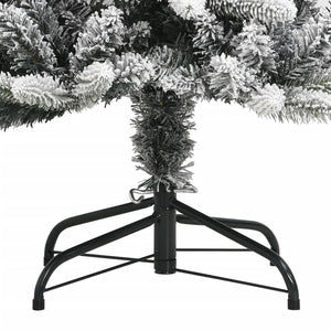 Albero di Natale Artificiale con Neve Floccata 180 cm PVC e PE 345190