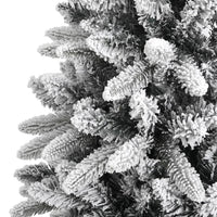 Albero di Natale Artificiale con Neve Floccata 180 cm PVC e PE 345190