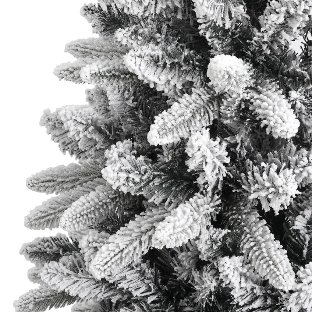 Albero di Natale Artificiale con Neve Floccata 180 cm PVC e PE