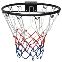 Canestro da Basket Nero 45 cm Acciaio 93659