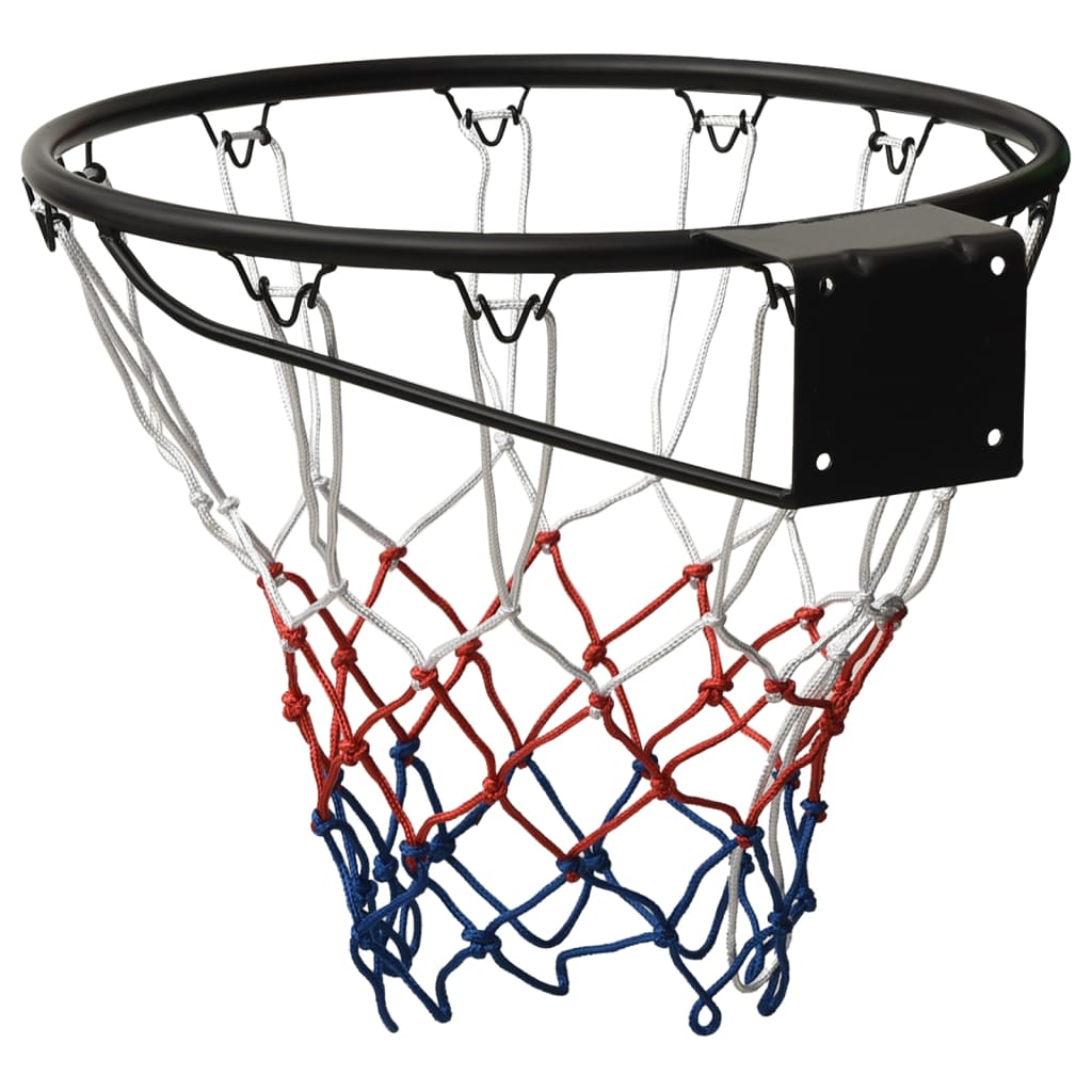 Canestro da Basket Nero 45 cm Acciaio 93659