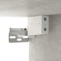 Mobili Parete 2 pz Grigio Cemento 60x36,5x35 cm in Multistrato