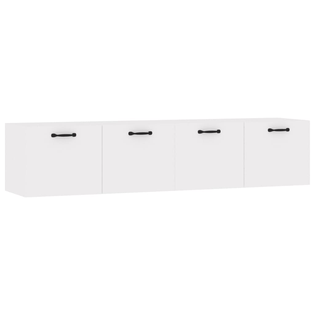 Mobili Parete 2 pz Bianco 60x36,5x35 cm Legno Multistrato 3115636