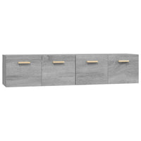 Mobili Parete 2 pz Grigio Sonoma 80x35x36,5cm Legno Multistrato 3115650