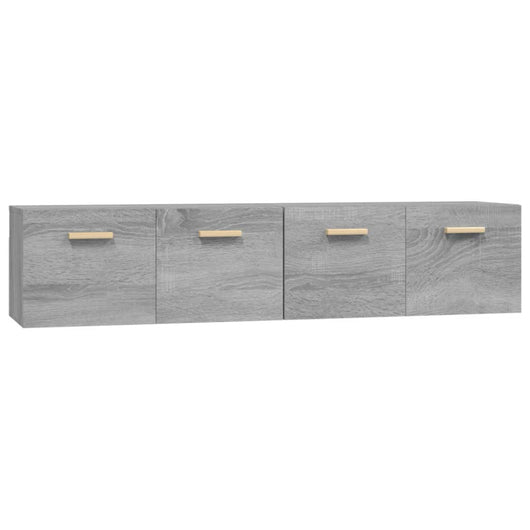 Mobili Parete 2 pz Grigio Sonoma 80x35x36,5cm Legno Multistrato 3115650