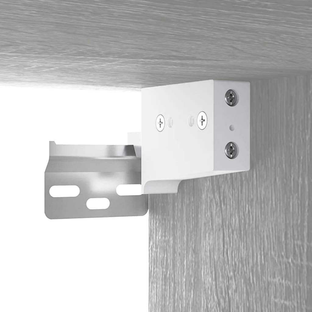 Mobili Parete 2 pz Grigio Sonoma 80x35x36,5cm Legno Multistrato