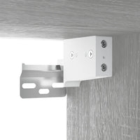 Mobili Parete 2 pz Grigio Sonoma 80x35x36,5cm Legno Multistrato 3115650