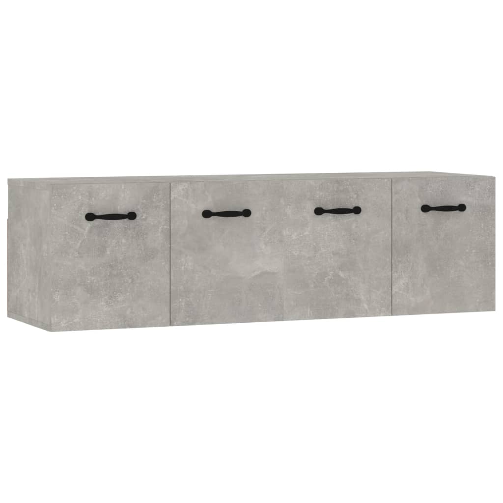 Mobili Parete 2 pz Grigio Cemento 80x35x36,5 cm in Multistrato 3115655