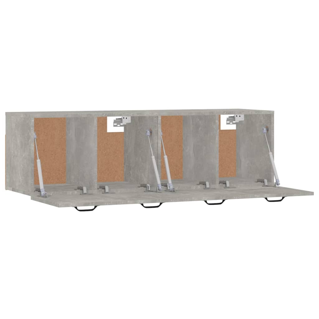 Mobili Parete 2 pz Grigio Cemento 80x35x36,5 cm in Multistrato cod mxl 43263