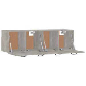 Mobili Parete 2 pz Grigio Cemento 80x35x36,5 cm in Multistrato cod mxl 43263