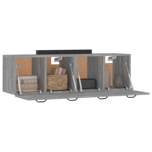 Mobili Parete 2 pz Grigio Sonoma 80x35x36,5cm Legno Multistrato 3115658