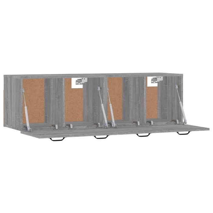 Mobili Parete 2 pz Grigio Sonoma 80x35x36,5cm Legno Multistrato 3115658