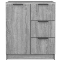 Credenze 2 pz Grigio Sonoma 60x30x70 cm in Legno Multistrato cod mxl 5778