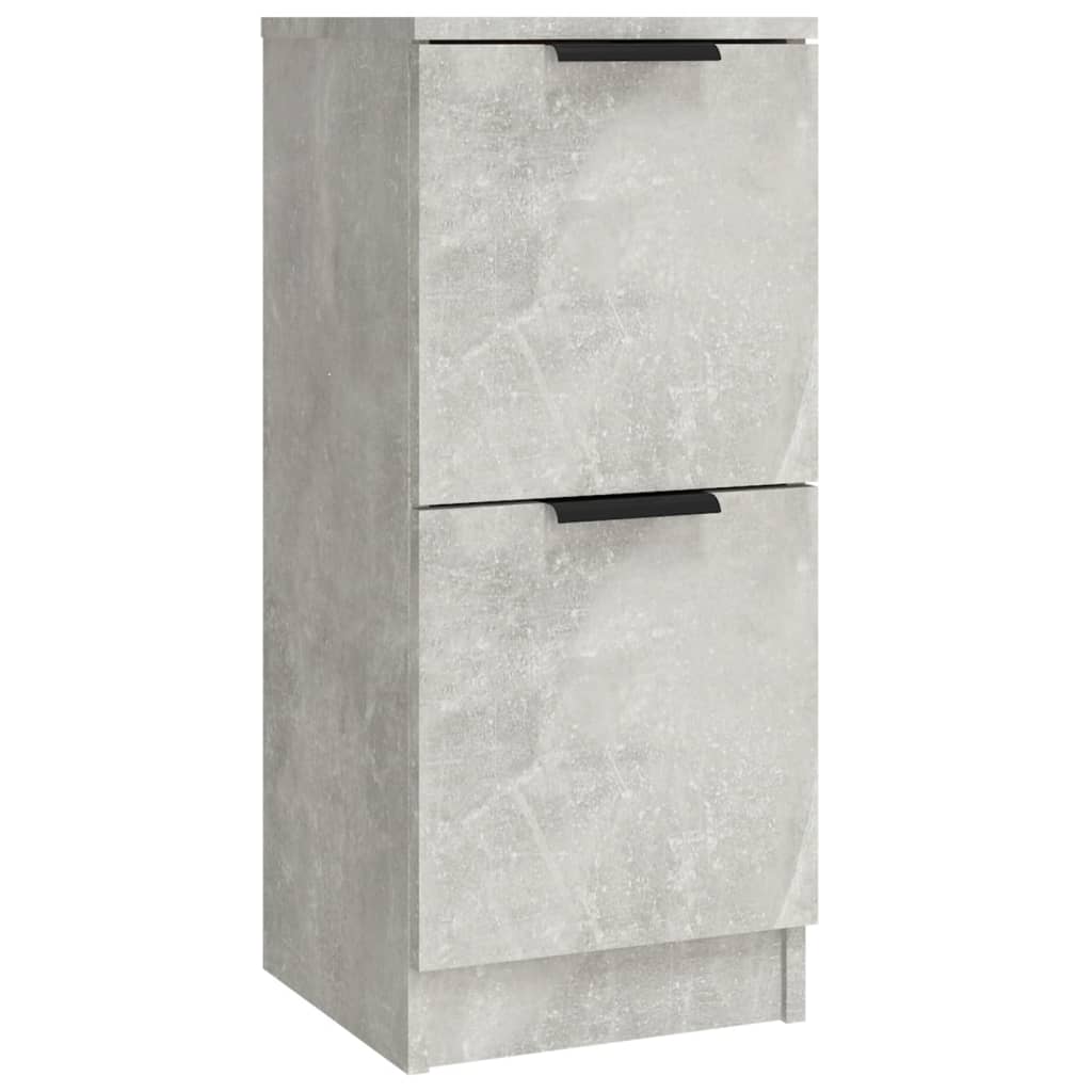 Credenze 3 pz Grigio Cemento in Legno Multistrato 3115847