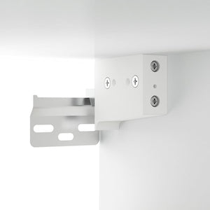 Set di Mobili da Bagno 2 pz Bianco in Legno Multistrato