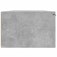 Mobili Pensili 2 pz Grigio Cemento 68x30x20cm Legno Multistrato cod mxl 46291