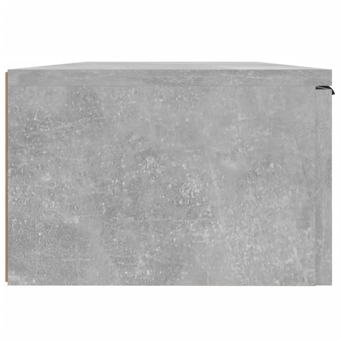 Mobili Pensili 2 pz Grigio Cemento 68x30x20cm Legno Multistrato