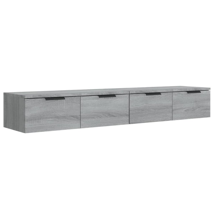 Mobili Pensili 2 pz Grigio Sonoma 68x30x20 cm Legno Multistrato