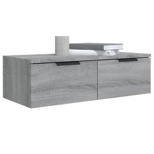 Mobili Pensili 2 pz Grigio Sonoma 68x30x20 cm Legno Multistrato cod mxl 32859