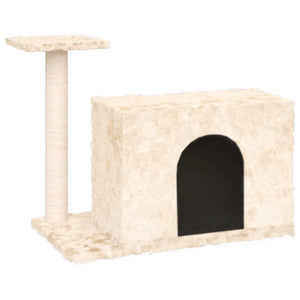 Albero per Gatti con Tiragraffi in Sisal Crema 51 cm cod mxl 14986