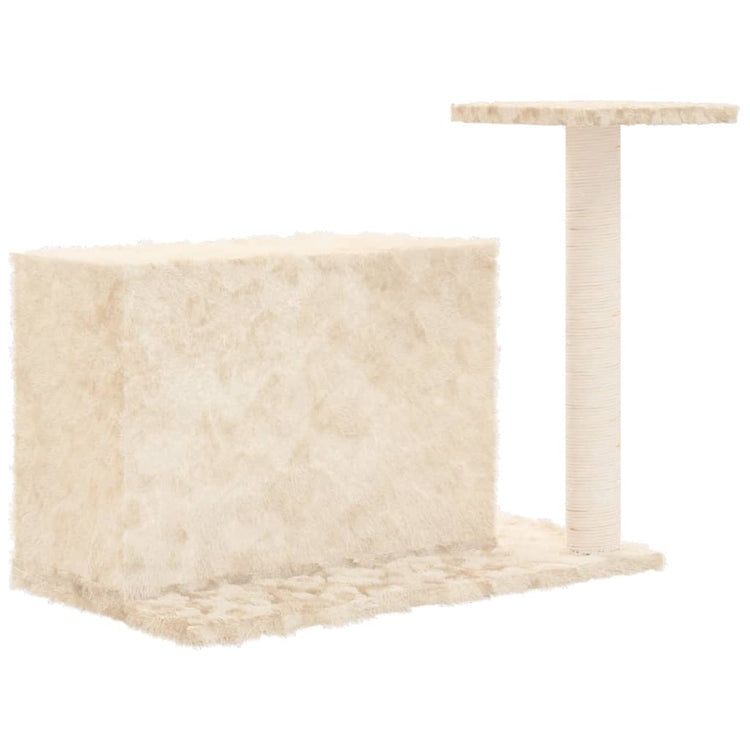 Albero per Gatti con Tiragraffi in Sisal Crema 51 cm cod mxl 14986