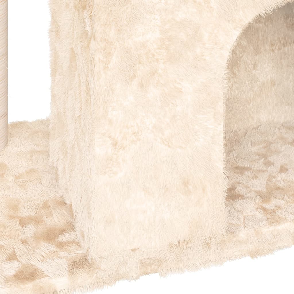 Albero per Gatti con Tiragraffi in Sisal Crema 51 cm cod mxl 14986